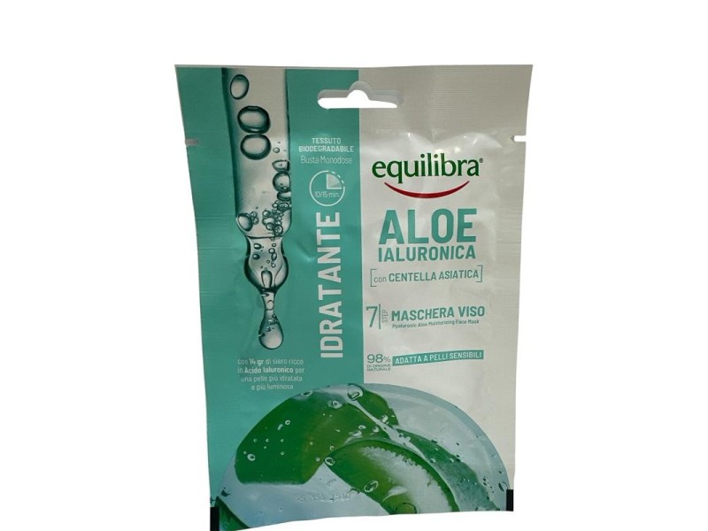 EQUILIBRA MASCHERA VISO ALOE IALURONICA