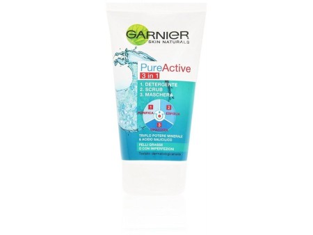 GARNIER SALICYLIC DETERGENTE SCRUB MASCHERA ANTI-BRUFOLI 3IN1 150ML