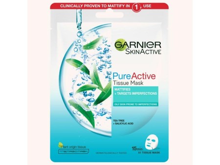 GARNIER SKIN ACTIVE MASCHERA IN TESSUTO OPACIZZANTE PELLE GRASSA 23GR