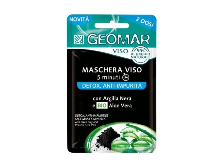 GEOMAR MASCHERA VISO DETOX ANTI-IMPURITA 2 DOSI