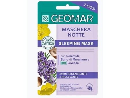 GEOMAR MASCHERA VISO NOTTE EFFETTO RIGENERANTE E RILASSANTE 2 DOSI
