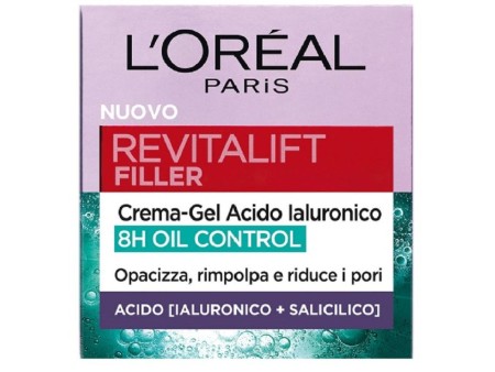 OREAL REVITALIFT FILLER CREMA GEL 8H OIL CONTROL 50 ML
