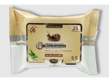 SETABLU SALVIETTE STRUCCANTI BAVA LUMACA DA 25PZ