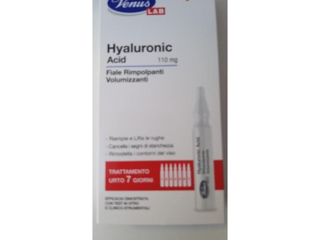 VENUS LAB 7 FIALE RIMPOLPANTI ACIDO IALURONICO 2 ML