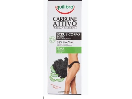 EQUILIBRA SCRUB CORPO DETOX CARBONE ATTIVO 200ML