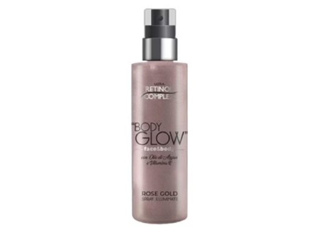 ULTRA RETINOL COMPLEX BODY GLOW ROSE GOLD FACE&BODY SPRAY ILLUMI 200ML