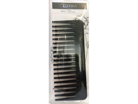 BIFFOLI PETTINE A DENTI LARGHI NERO