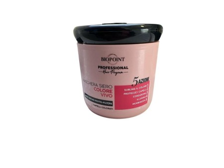 BIOPOINT PROFESSIONAL MASCHERA SIERO COLORE VIVO 5AZIONI 400ML