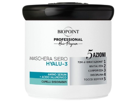 BIOPOINT PROFESSIONAL MASCHERA SIERO HYALU-3 5AZIONI 400ML
