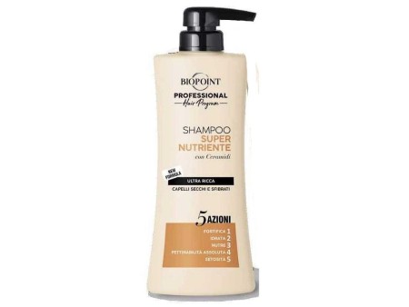 BIOPOINT PROFESSIONAL SHAMPOO SUPER NUTRIENTE 400ML NEW