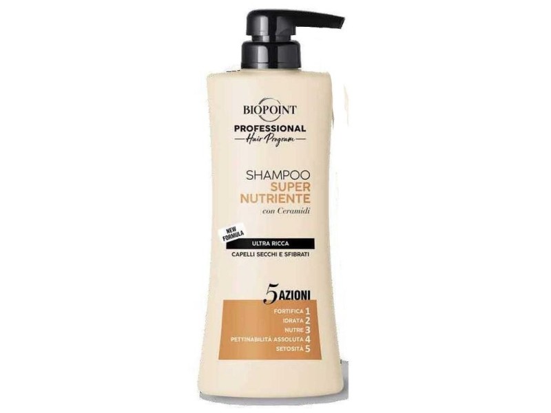 BIOPOINT PROFESSIONAL SHAMPOO SUPER NUTRIENTE 400ML NEW