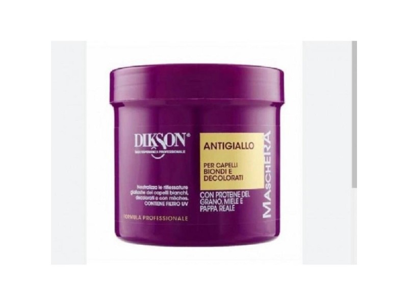 DIKSON MASCHERA ANTIGIALLO CAPELLI BIONDI E DECOLORATI 500ML