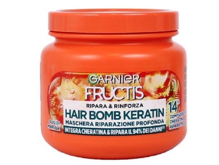 GARNIER FRUCTIS MASCHERA RIPARA & RINFORZA HAIR BOMB KERATIN 320ML