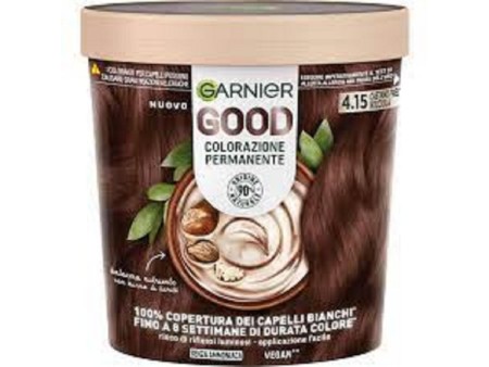 GARNIER GOOD COLORAZIONE PERMANENTE 4,15 CASTANO FREDDO NOCCIOLA