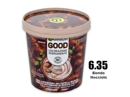 GARNIER GOOD COLORAZIONE PERMANENTE 6,35 CINNAMON BIONDO NOCCIOLA