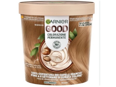 GARNIER GOOD COLORAZIONE PERMANENTE 7,12 BIONDO CAPPUCCINO