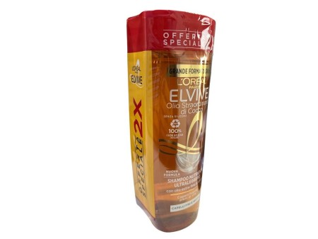 OREAL ELVIVE SHAMPOO OLIO STRAORDINARIODI COCCO 2X300 ML