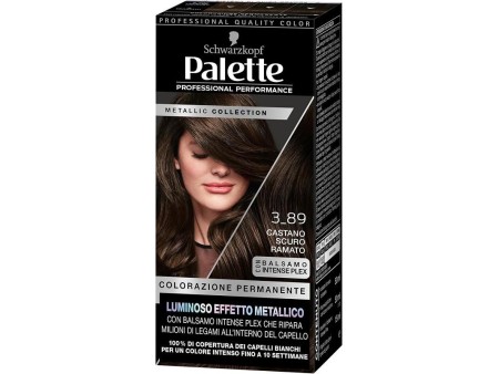 SCHWARZKOPF PALETTE PRO PERFOR MET TINTA CAPELLI 3-89 CASTANO SCURO R