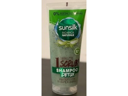 SUNSILK 1 MINUTE SHAMPOO DETOX SCRUB TUTTI I TIPI DI CUTE E CAPELLI