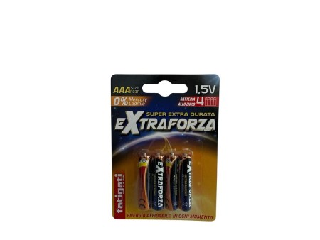 FATIGATI BATTERIA MINI STILO 4PZ EXTRAFORZA AAA