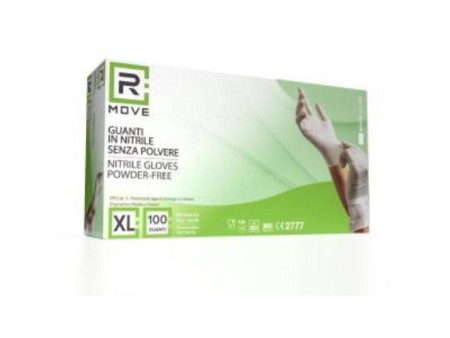 RMOVE GUANTI IN NITRILE BIANCO XL PZ 100