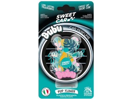 SWEET CAR BUBU PROFUMATORE AUTO IN PASTICA POP FLOWER