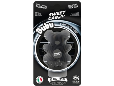 SWEET CAR BUBU PROFUMATORE AUTO IN PLASTICA BLACK FRUIT