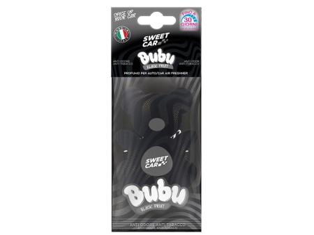 SWEET CAR BUBY PROFUMATORE AUTO IN CARTONE FELTRO BLACK FRUIT