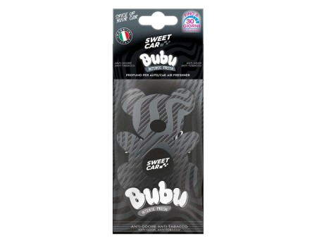 SWEET CAR BUBY PROFUMATORE AUTO IN CARTONE FELTRO INTENSE FRESH