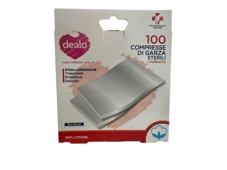 DEALO PHARMA 100 GARZE STERILI 10 X 10 CM