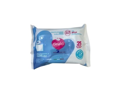 DEALO SALVIETTINE CARTA IGIENICA UMIDIFICATA 25PZ
