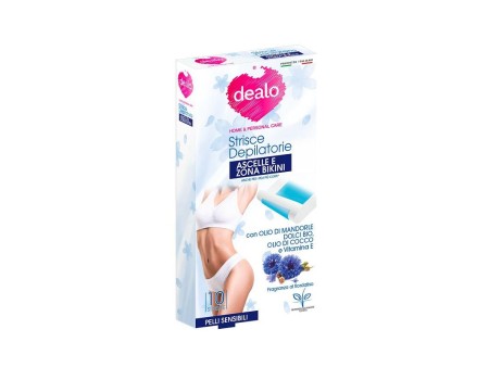 DEALO STRISCE DEPILATORIE ASCELLE E INGUINE 10 PZ