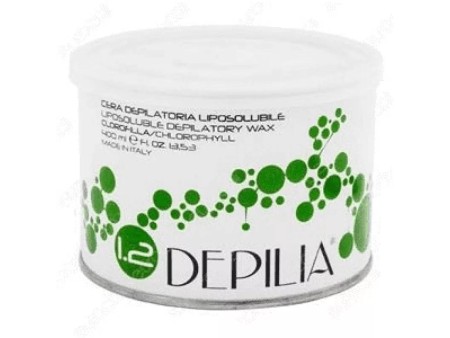 DEPILIA CERA DEPILATORIA BARATTOLO CLOROFILLA 400ML