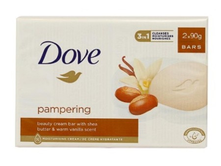 DOVE SAPONETTA KARITE 2 X 90 GR PAMPERING