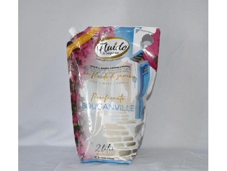 FLUIDO DI SAPONE ECO RICARICA DI SAPONE LIQUIDO BOUGANVILLE 2L