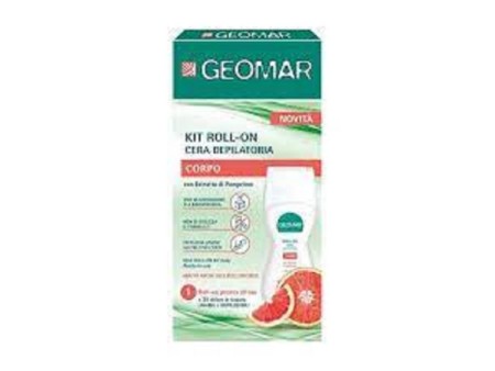 GEOMAR KIT ROLL-ON CERA DEPILATORIA CORPO + 20 STRISCE LAVABILI 100ML