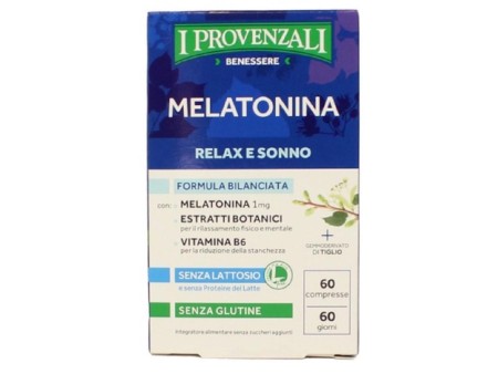 I PROVENZALI INTEGRATORI MELATONINA RELAX E SONNO 60 COMPRESSE