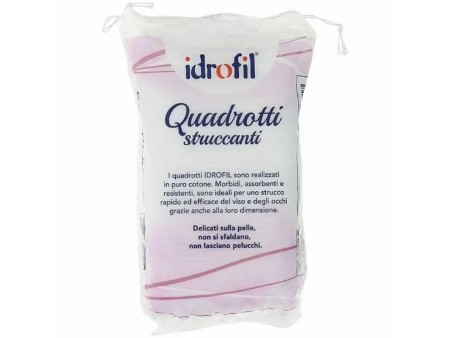 IDROFIL QUADROTTI STRUCCANTI PURO COTONE 50PZ