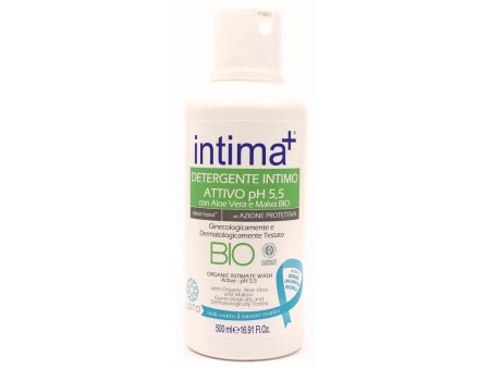 INTIMA+ DETERGENTE INTIMO BIO ATTIVO PH 5,5 ALOE VERA 500ML