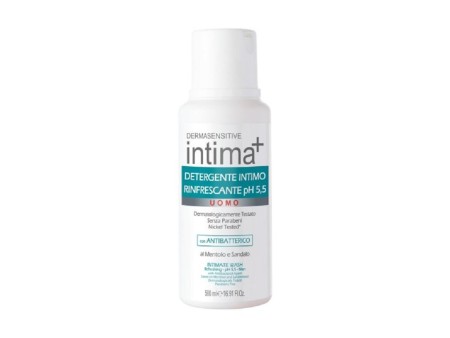 INTIMA+ DETERGENTE INTIMO UOMO RINFRESCANTE PH 5.5 MENTOLO 500ML