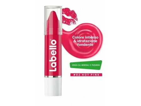 LABELLO CRAYON LIPSTICK COLORE INTENSO N.02 HOT PINK