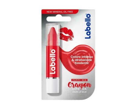 LABELLO CRAYON LIPSTICK COLORE INTENSO N.03 POPPY RED