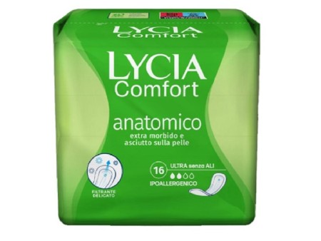 LYCIA COMFORT ANATOMICO ASSORBENTI ULTRA SENZA ALI 16PZ