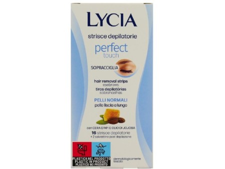 LYCIA STRISCE DEPILATORIE SOPRACCIGLIA PERFECT TOUCH PZ 16