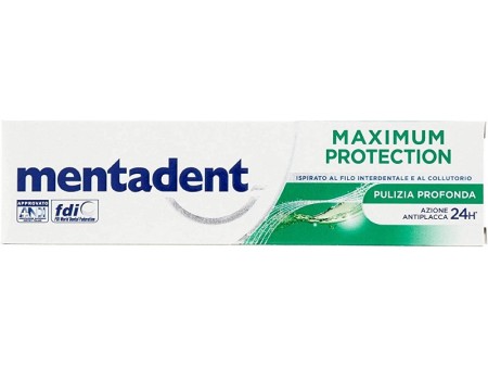 MENTADENT DENTIFRICIO MAXIMUM PROTECTION PULIZIA PROFONDA 75 ML