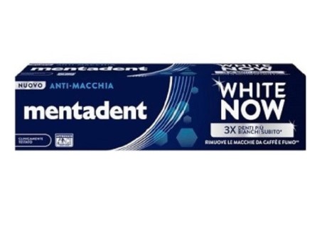 MENTADENT DENTIFRICIO WHITE NOW ANTI-MACCHIA 75ML