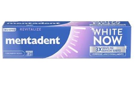 MENTADENT DENTIFRICIO WHITE NOW REVITALIZE 75ML