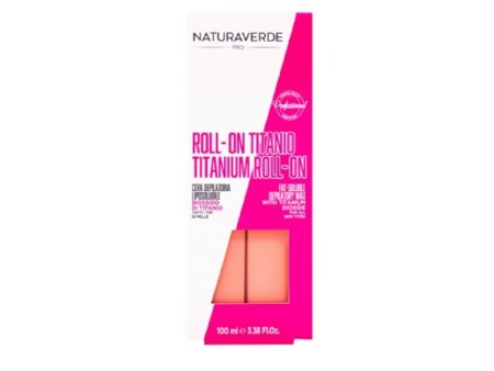 NATURAVERDE CERA DEPILATORIA ROLL-ON TITANIO 100 ML