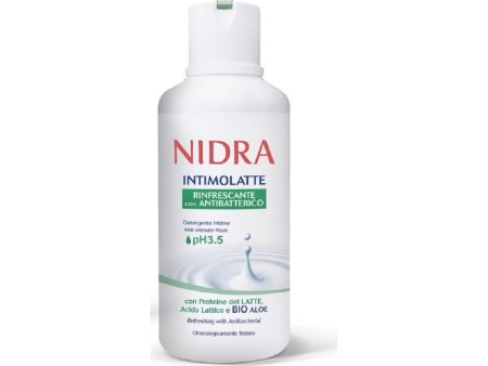 NIDRA DETERGENTE INTIMO LATTE PH 3,5 RINFRESCANTE ANTIBATTERICO 500 ML