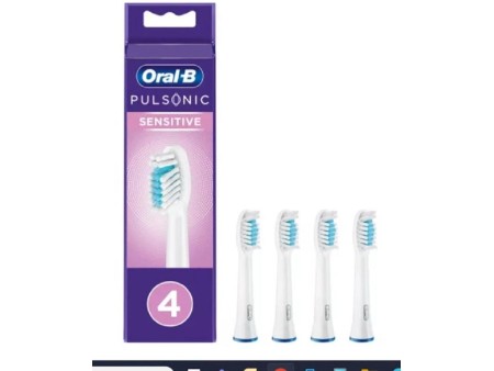 ORAL B PULSONIC SENSITIVE TESTINE RICAMBIO X SPAZZOLINO ELETTRICO 4PZ